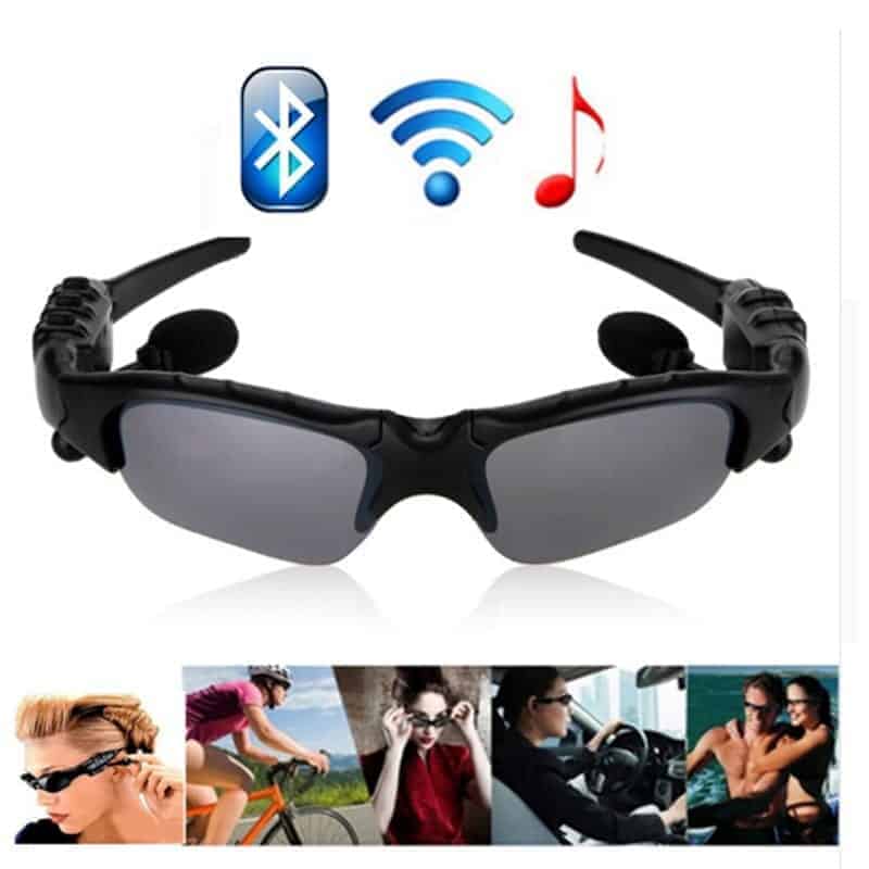 משקפי שמש לרכיבה עם אוזניות ומיקרופון Bluetooth