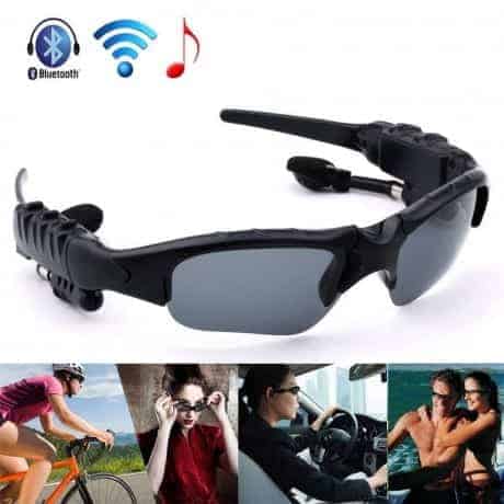 משקפי שמש לרכיבה עם אוזניות ומיקרופון Bluetooth