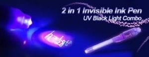 עט הקסמים - מכיל דיו מיוחד המתגלה רק תחת תאורת UV