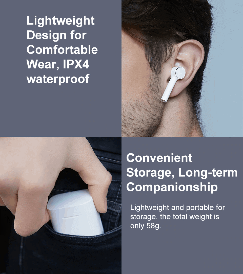 אוזניות Bluetooth אלחוטיות שיאומי Xiaomi Mi AirDots Pro 11