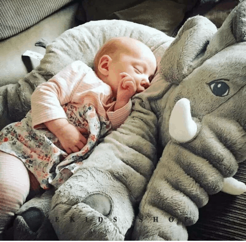 כרית פינוק בצורת פיל לתינוקות 4